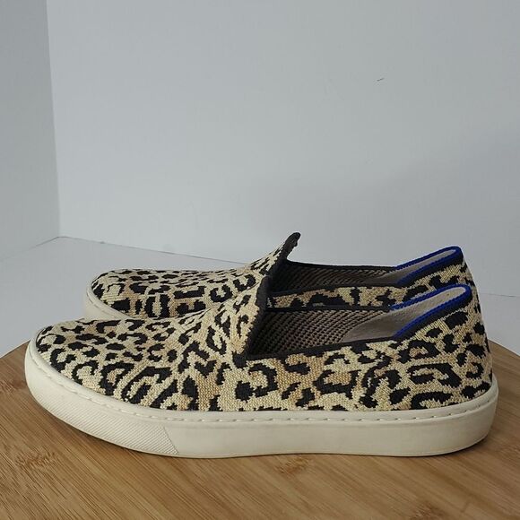 Rothy's Slip on Sneakers Animal Cheetah Print Women's Size 6 - Picture 4 of 10